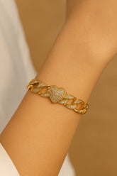Zircon Bracelet-60 (Golden)